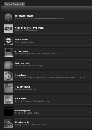 Illustration for article titled New PC Game's Joke Achievements Are Also The Best Achievements